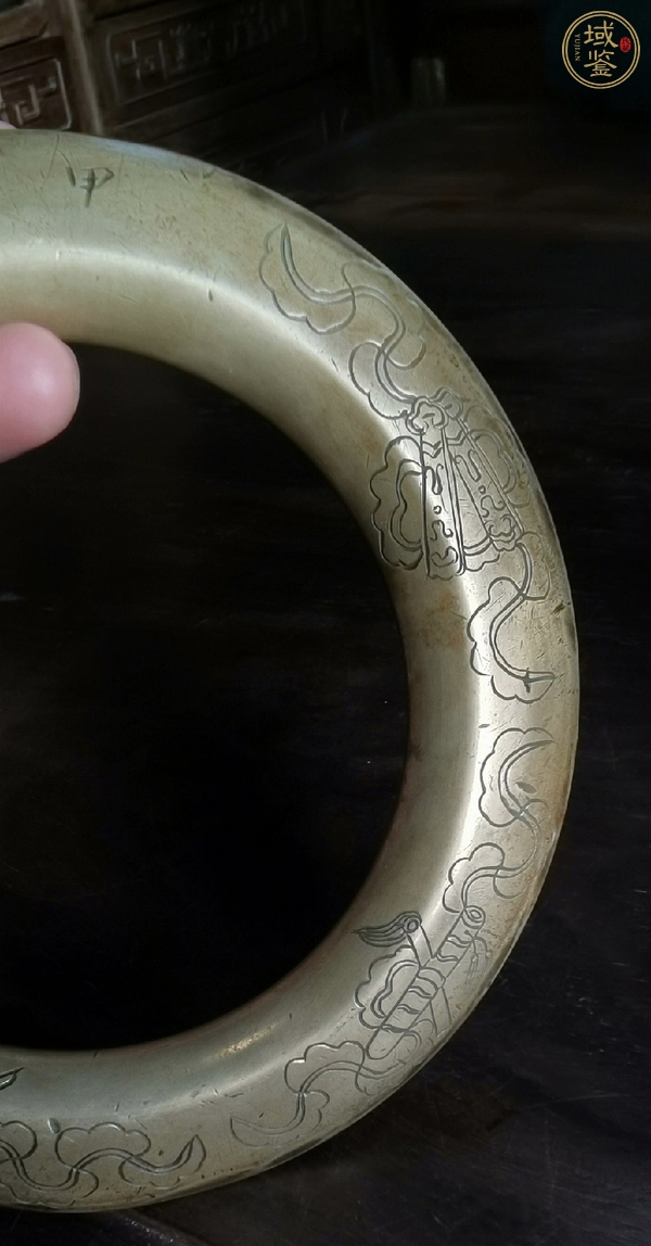 古玩銅器銅環真品鑒賞圖