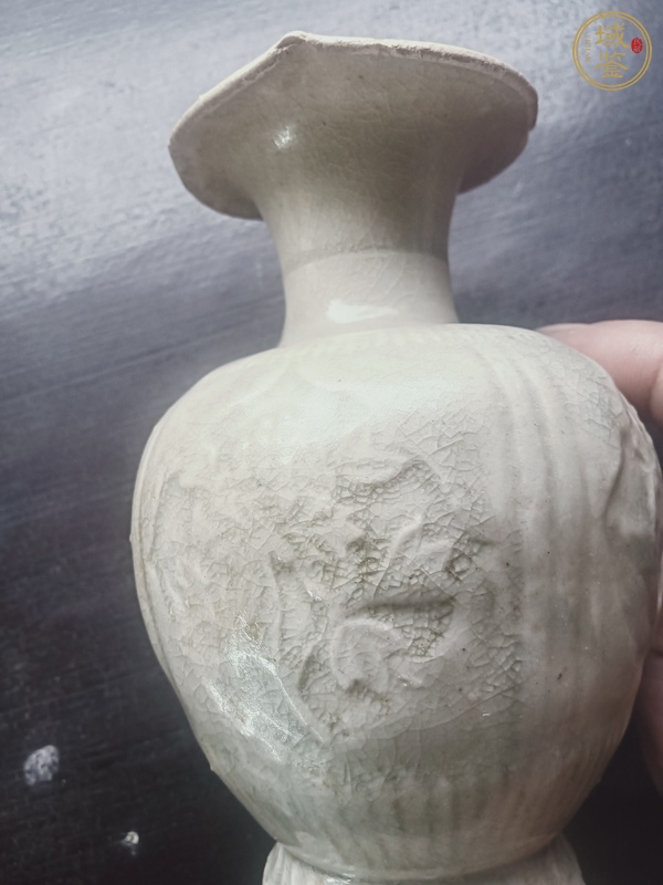 古玩陶瓷宋元影青花口瓶真品鑒賞圖