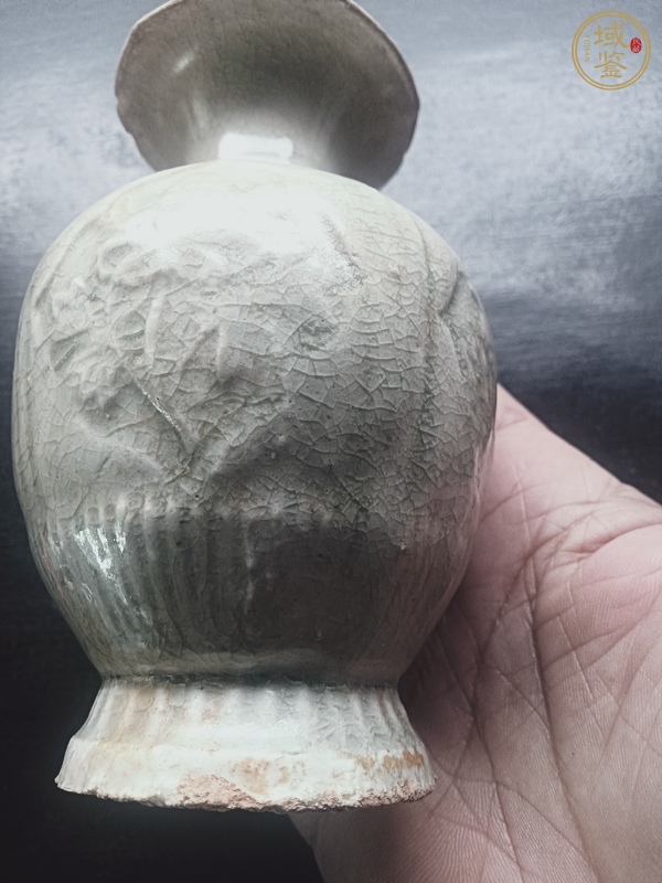 古玩陶瓷宋元影青花口瓶真品鑒賞圖