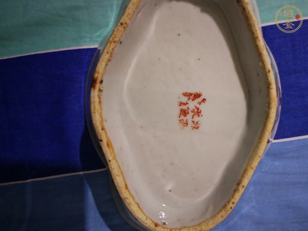古玩陶瓷粉彩仕女人物貢盤，玉人如花真品鑒賞圖