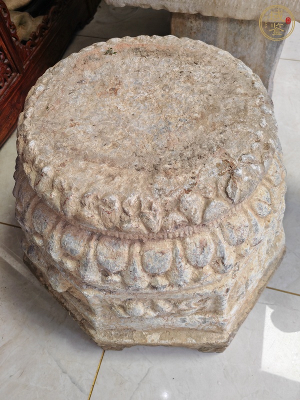 古玩雜項青石柱礎(chǔ)真品鑒賞圖