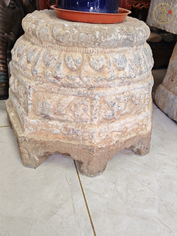 古玩雜項青石柱礎(chǔ)真品鑒賞圖