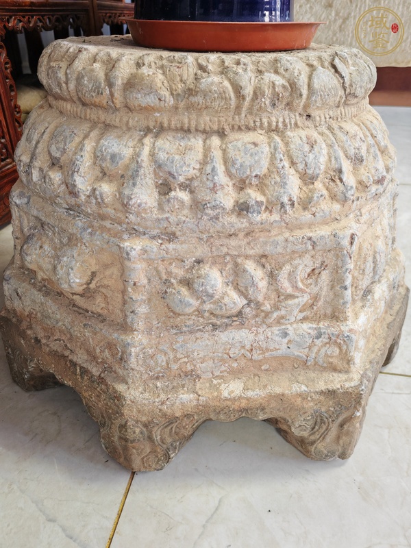 古玩雜項青石柱礎(chǔ)真品鑒賞圖