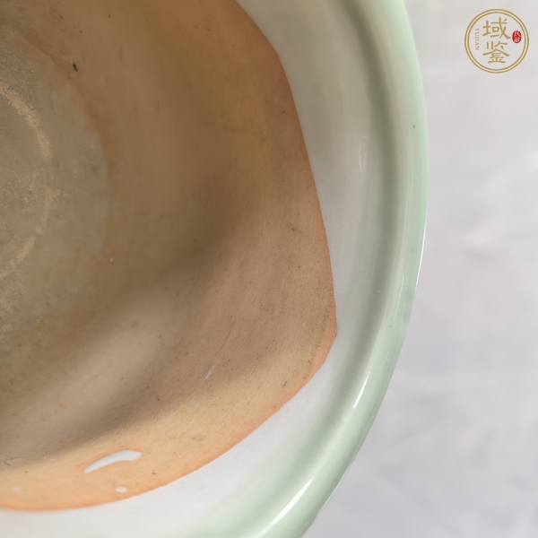古玩陶瓷豆青釉香爐真品鑒賞圖
