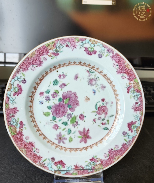 古玩粉彩盤真品鑒賞圖