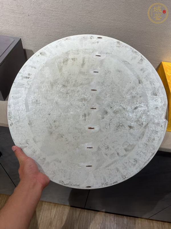 古玩陶瓷花卉紋青花瓷板畫真品鑒賞圖