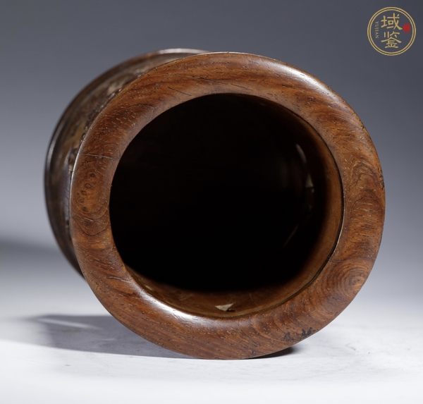 古玩雜項竹刻筆筒真品鑒賞圖