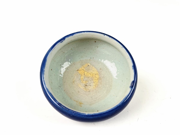 古玩陶瓷清中晚·霽藍釉文房小爐拍賣，當前價格1508元
