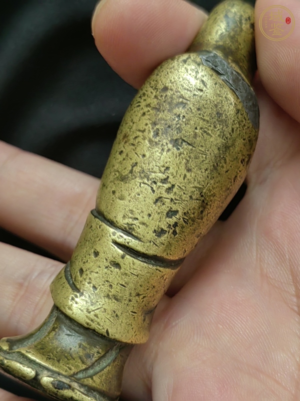 古玩銅器觀音菩薩真品鑒賞圖