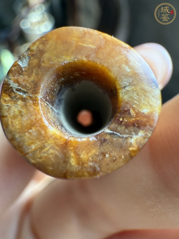 古玩玉器仿古玉勒子真品鑒賞圖