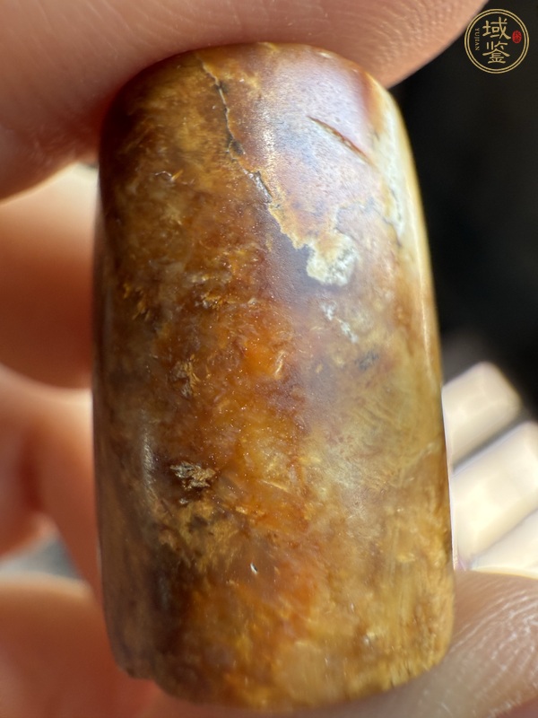 古玩玉器仿古玉勒子真品鑒賞圖