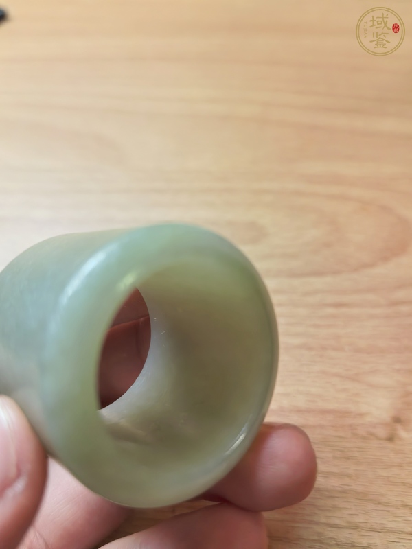 古玩玉器扳指真品鑒賞圖