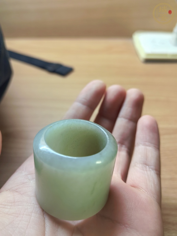 古玩玉器扳指真品鑒賞圖
