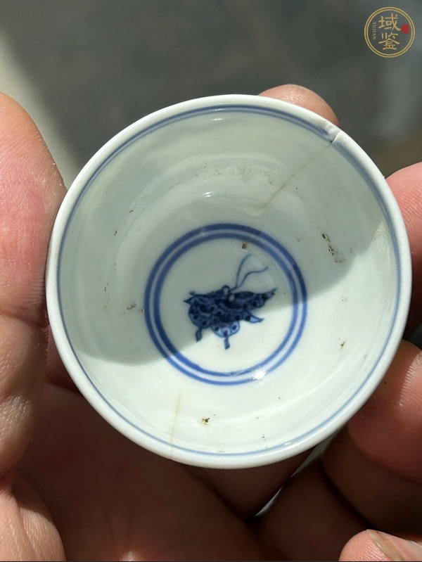 古玩青花杯真品鑒賞圖