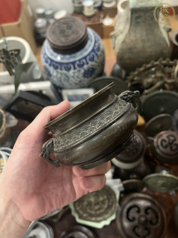 古玩雜項銅香爐真品鑒賞圖