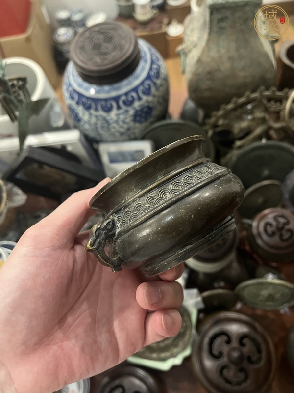 古玩雜項銅香爐真品鑒賞圖