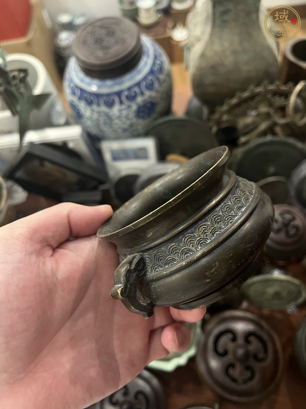 古玩雜項銅香爐真品鑒賞圖