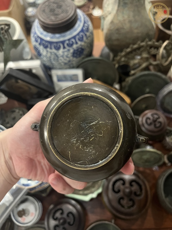 古玩雜項銅香爐真品鑒賞圖