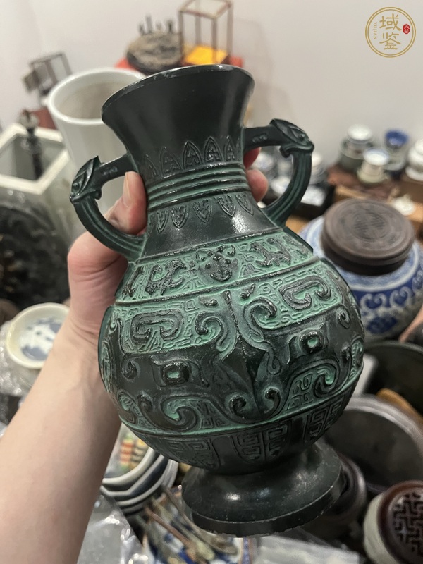 古玩雜項銅瓶真品鑒賞圖