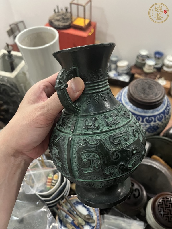 古玩雜項銅瓶真品鑒賞圖