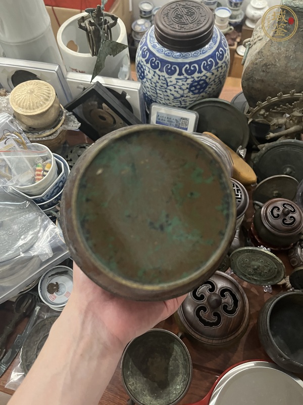 古玩雜項銅花瓶真品鑒賞圖