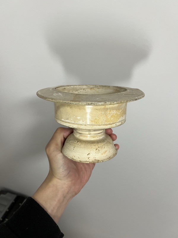 古玩陶瓷宋·白釉行爐拍賣，當前價格1200元