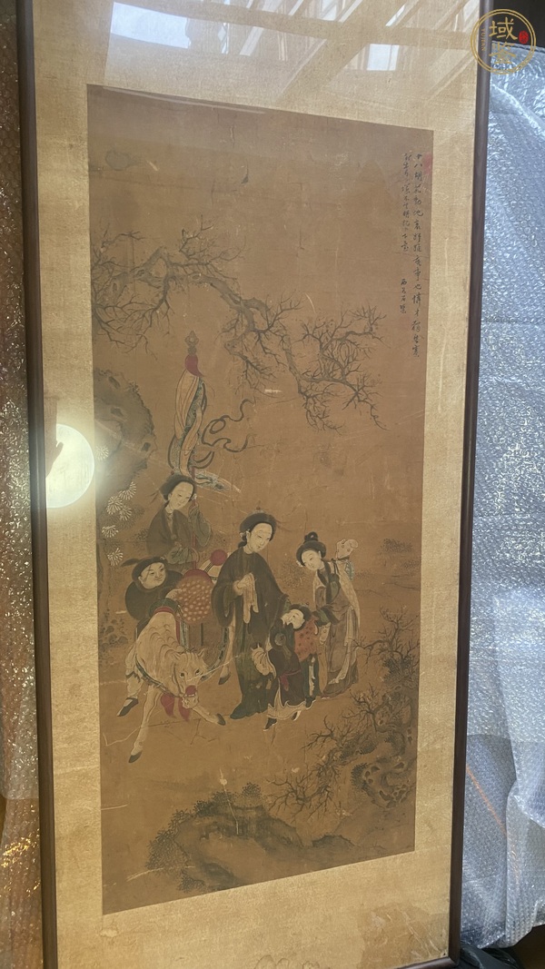 古玩字畫人物畫真品鑒賞圖