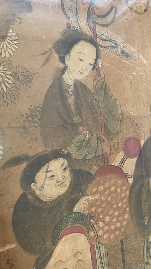 古玩字畫人物畫真品鑒賞圖