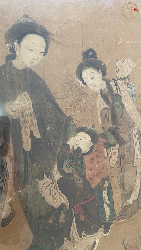古玩字畫人物畫真品鑒賞圖