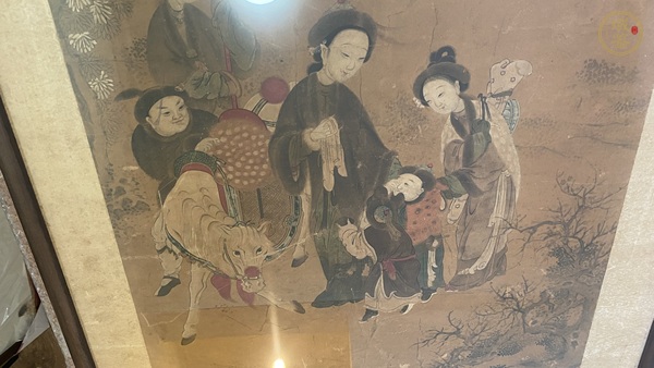 古玩字畫人物畫真品鑒賞圖