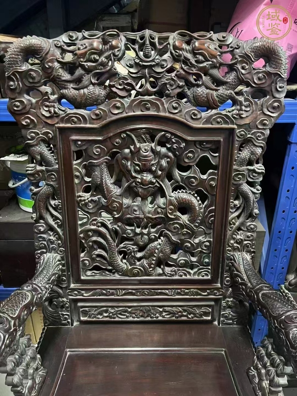 古玩雜項太獅椅二椅一幾真品鑒賞圖