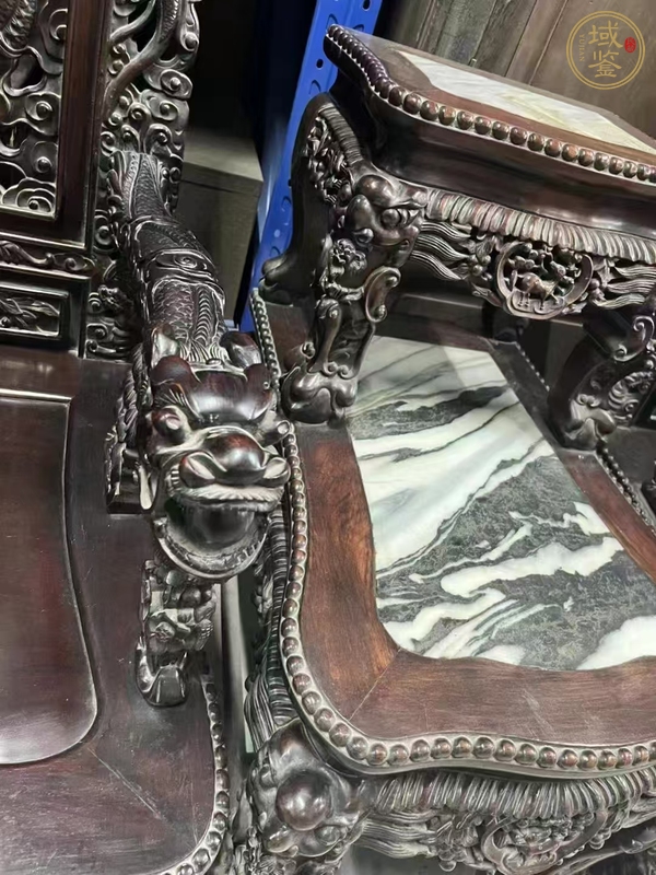 古玩雜項太獅椅二椅一幾真品鑒賞圖
