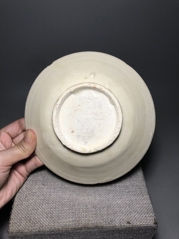 古玩陶瓷館藏級珍品五代十國【定窯】白釉葵口洗拍賣，當前價格9800元