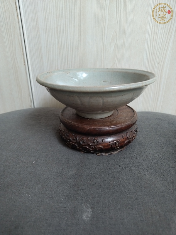 古玩陶瓷青釉盌真品鑒賞圖