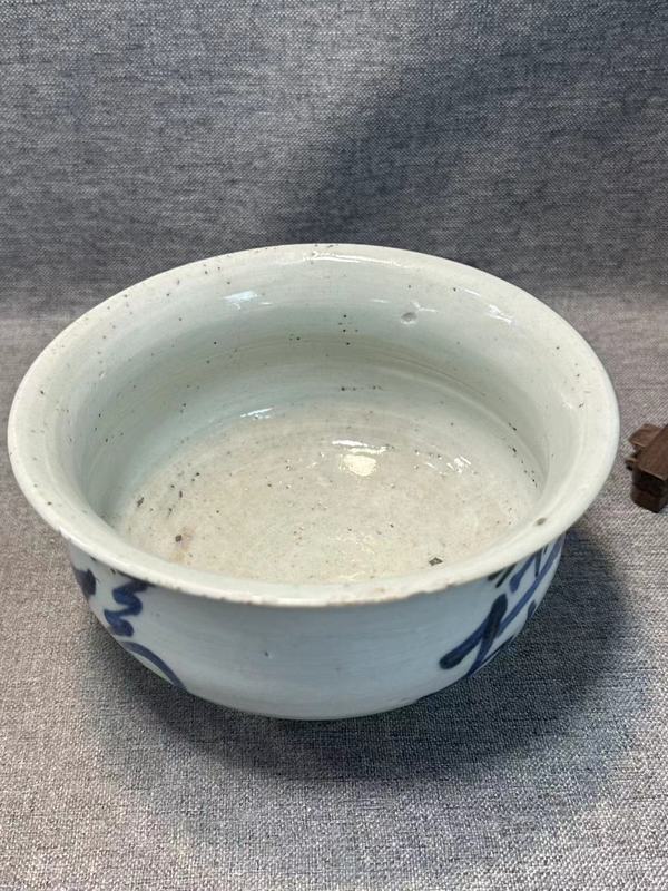 古玩陶瓷清雍正青花福祿壽喜羅漢爐拍賣,當前價格5888元