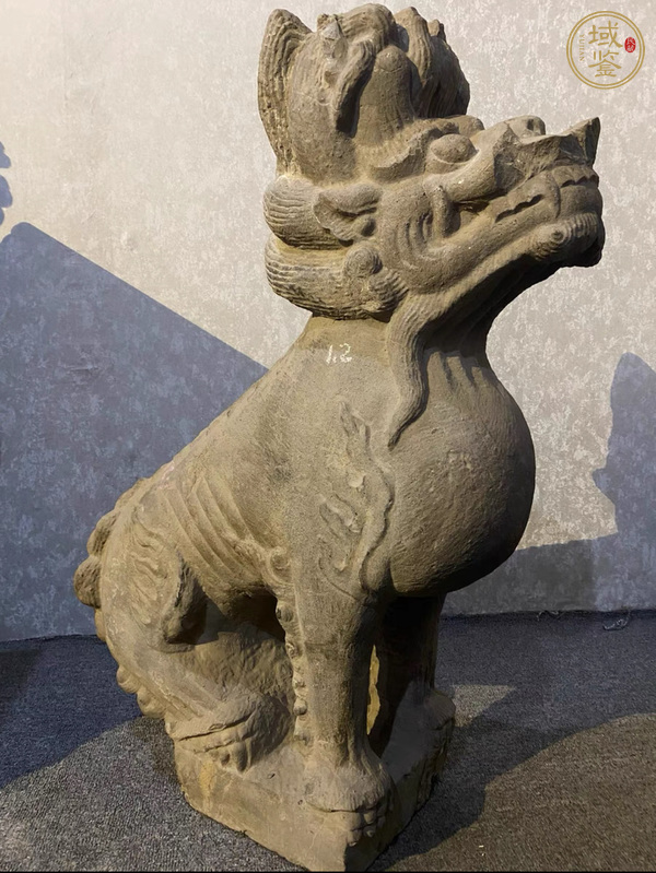 古玩石雕瑞獸真品鑒賞圖