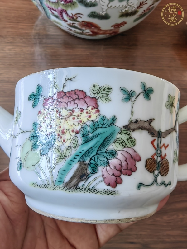 古玩陶瓷粉彩壺真品鑒賞圖