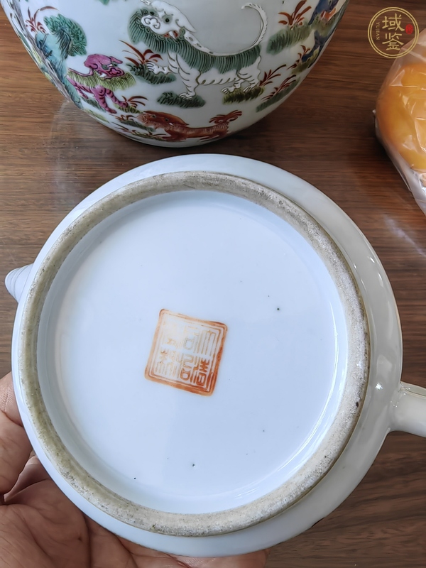 古玩陶瓷粉彩壺真品鑒賞圖