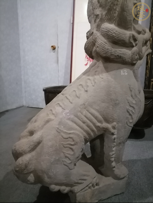 古玩雜項石雕瑞獸真品鑒賞圖