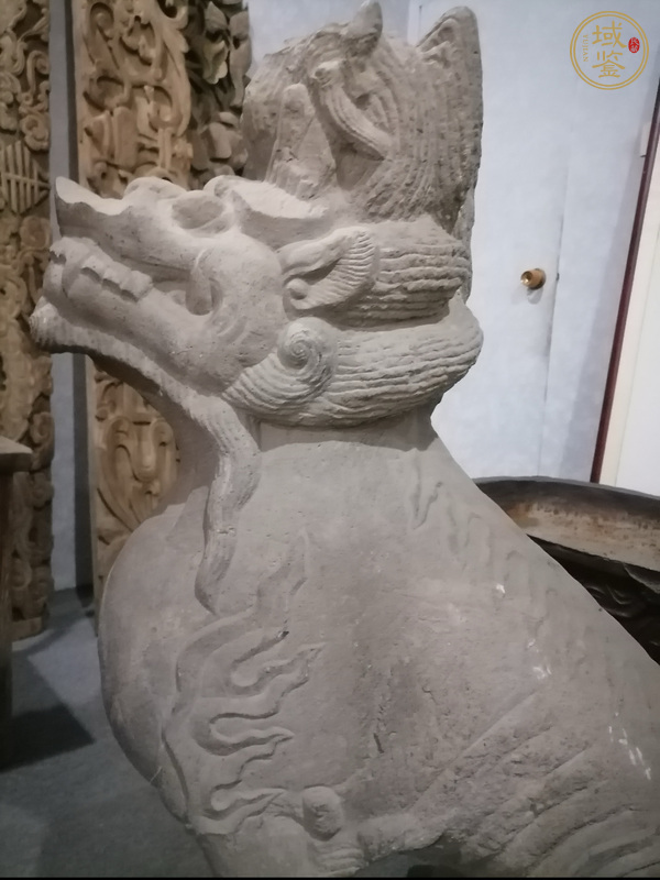 古玩雜項石雕瑞獸真品鑒賞圖