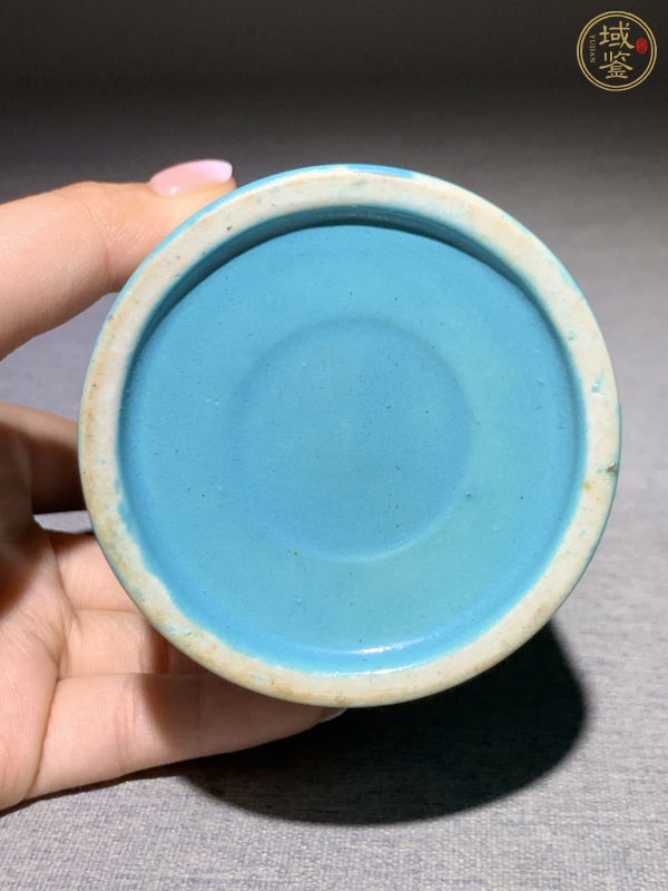 古玩陶瓷梅紋筆筒真品鑒賞圖