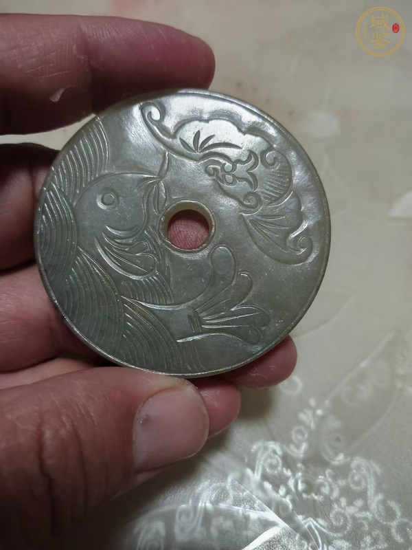 古玩玉器翡翠玉璧真品鑒賞圖