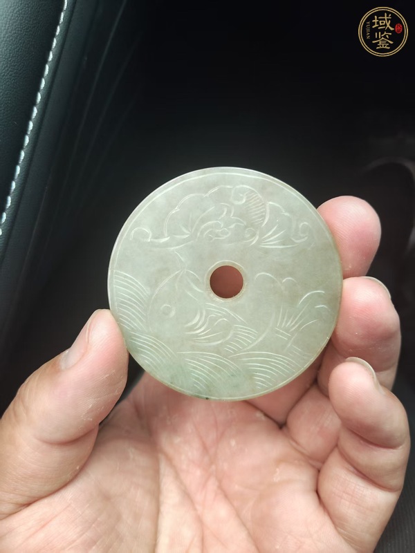 古玩玉器翡翠玉璧真品鑒賞圖
