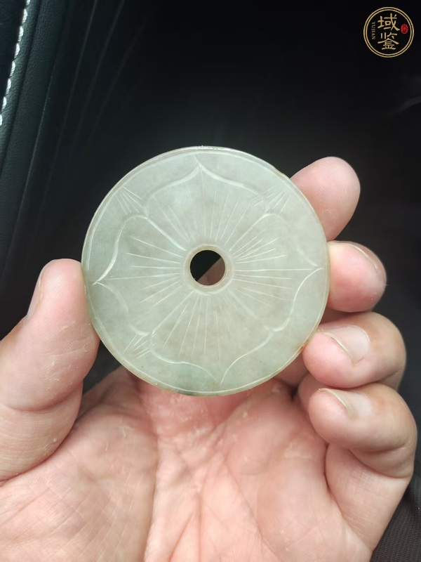 古玩玉器翡翠玉璧真品鑒賞圖