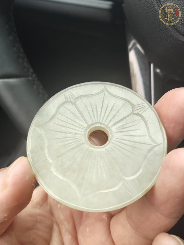 古玩玉器翡翠玉璧真品鑒賞圖