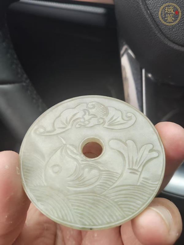 古玩玉器翡翠玉璧真品鑒賞圖
