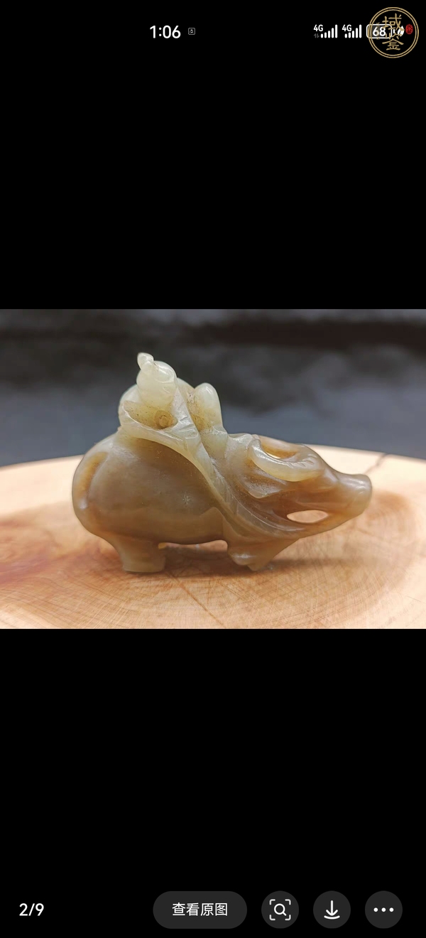 古玩玉器和田玉童子牧牛題材擺件真品鑒賞圖