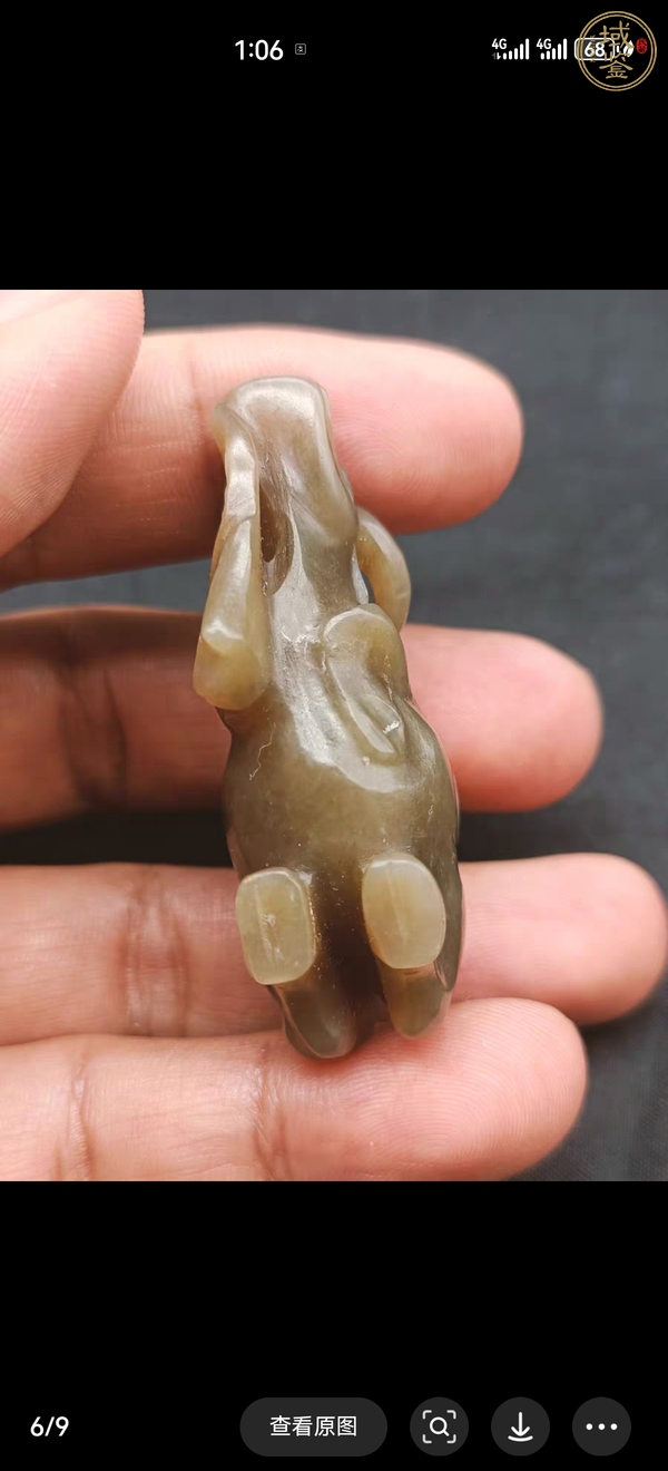 古玩玉器和田玉童子牧牛題材擺件真品鑒賞圖