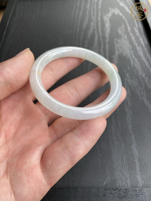 古玩玉器天然翡翠手鐲真品鑒賞圖