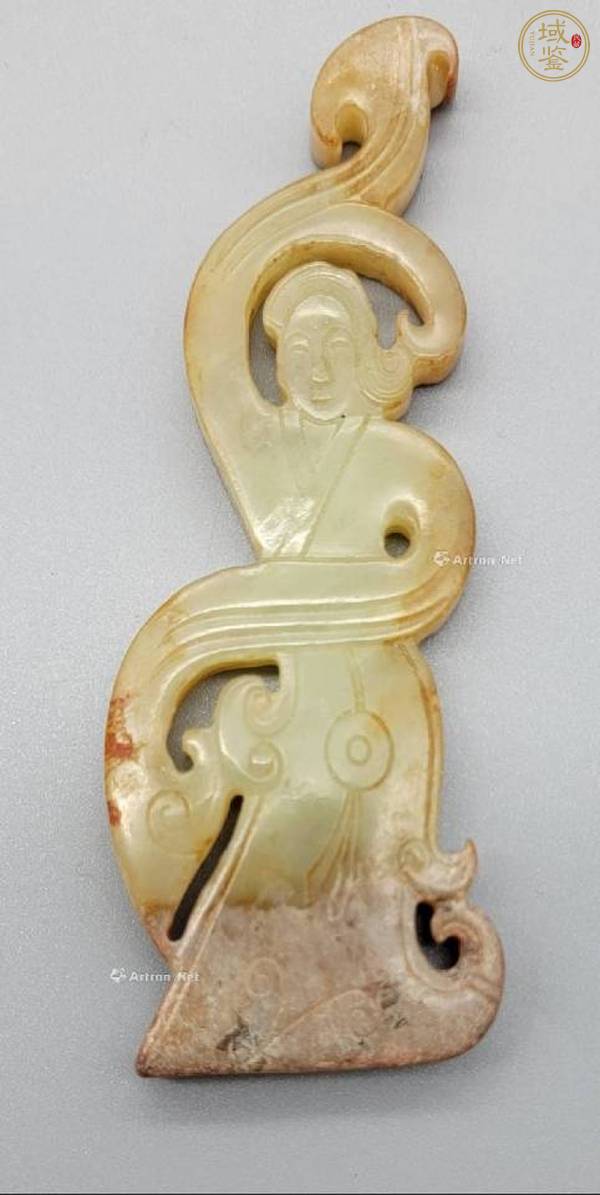 古玩玉器做舊仿古“玉舞人”真品鑒賞圖